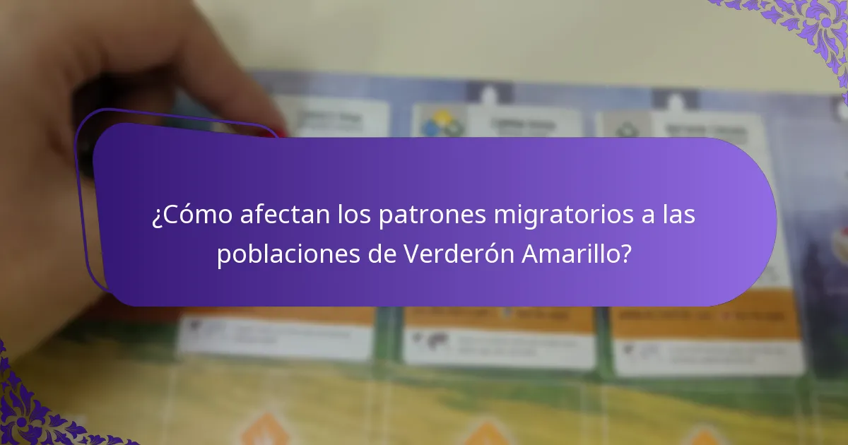 ¿Qué tipo de hábitat prefiere el Verderón Amarillo?