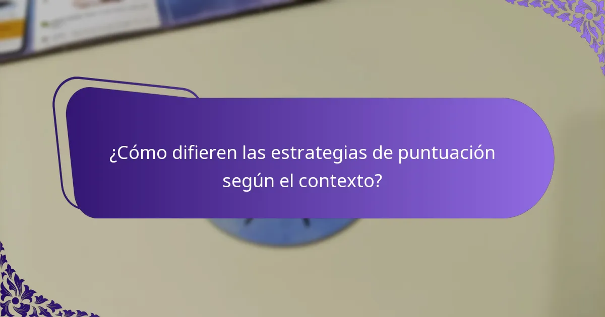 ¿Cómo puede la gestión de recursos optimizar la puntuación?