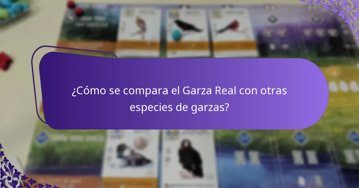 ¿Cómo anida el Garza Real?