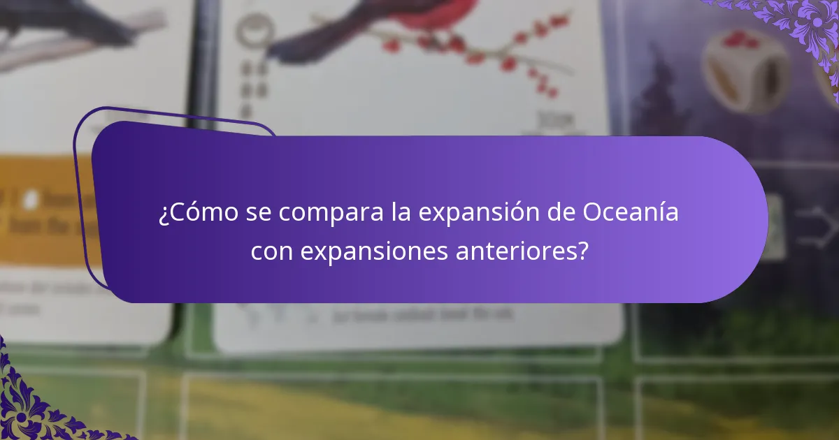 ¿Qué cambios en la jugabilidad trae la expansión de Oceanía?