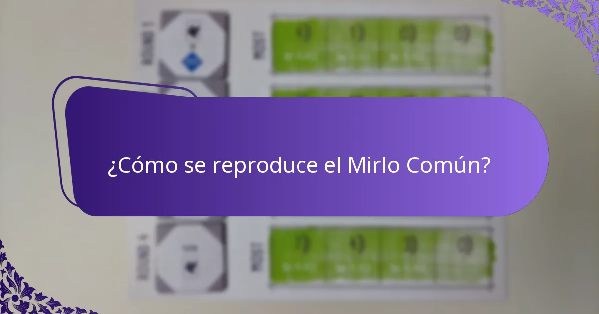 ¿Dónde habita típicamente el Mirlo Común?