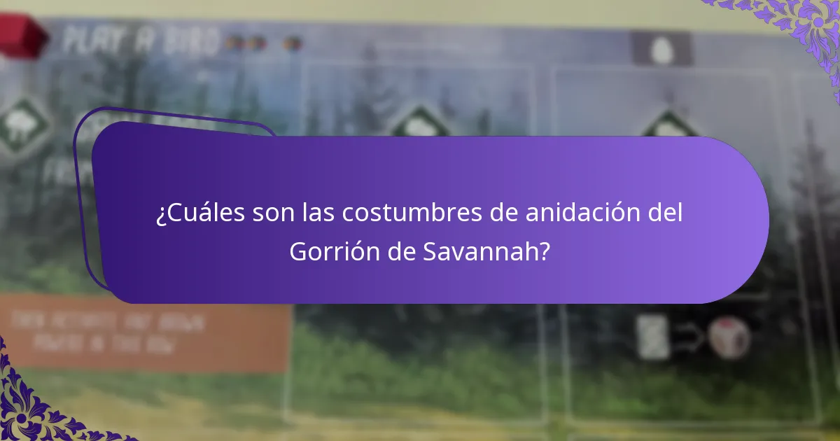 ¿Qué amenazas enfrentan los Gorriones de Savannah en su hábitat?