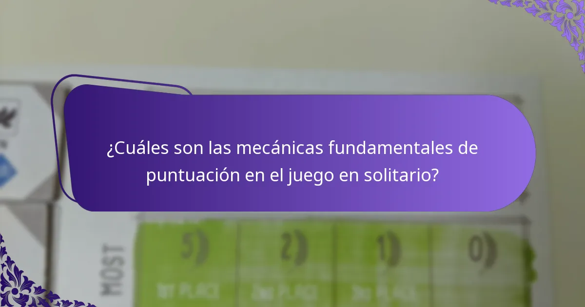 ¿Qué variaciones existen en los sistemas de puntuación para juegos en solitario?