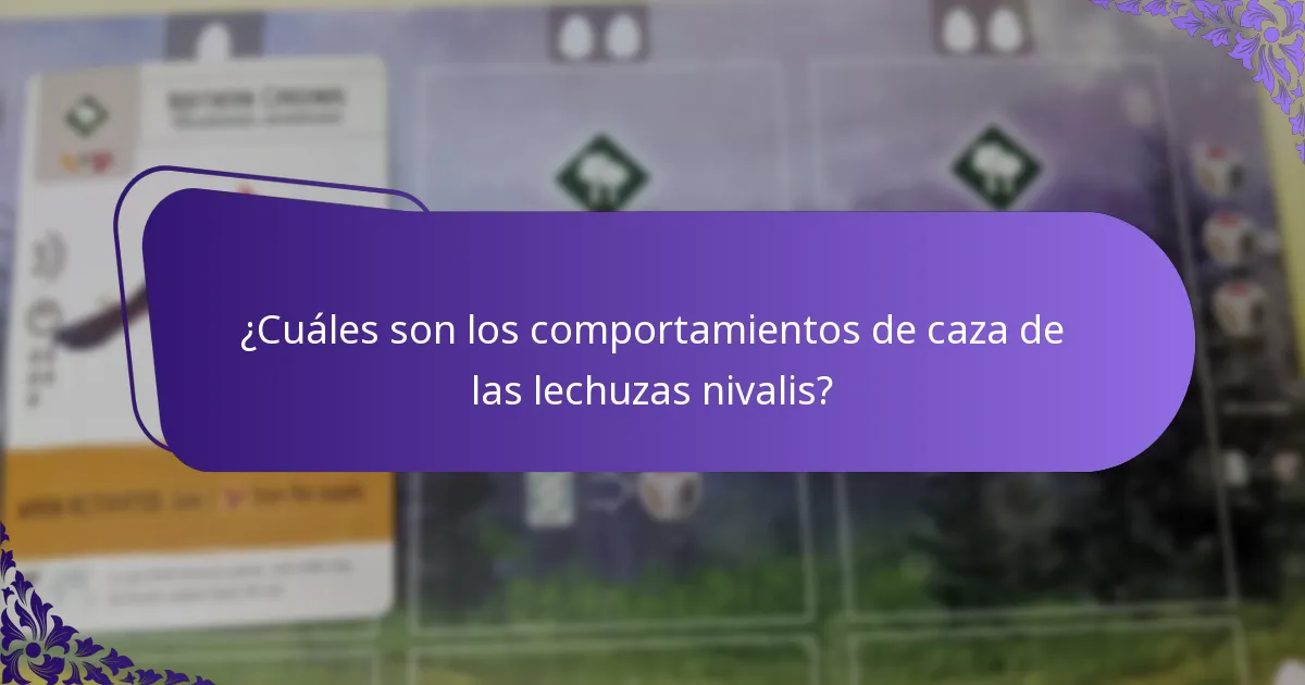 ¿Cómo se adaptan las lechuzas nivalis a su entorno?