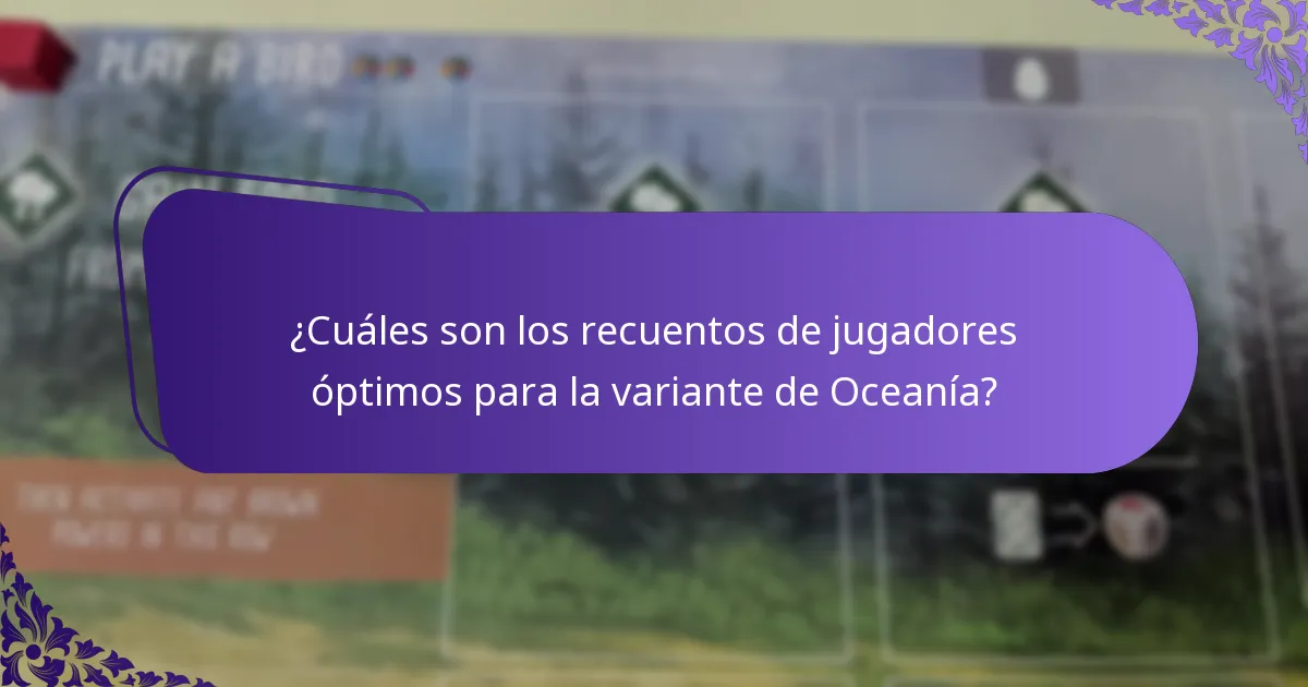 ¿Qué estrategias son efectivas en la variante de Oceanía?