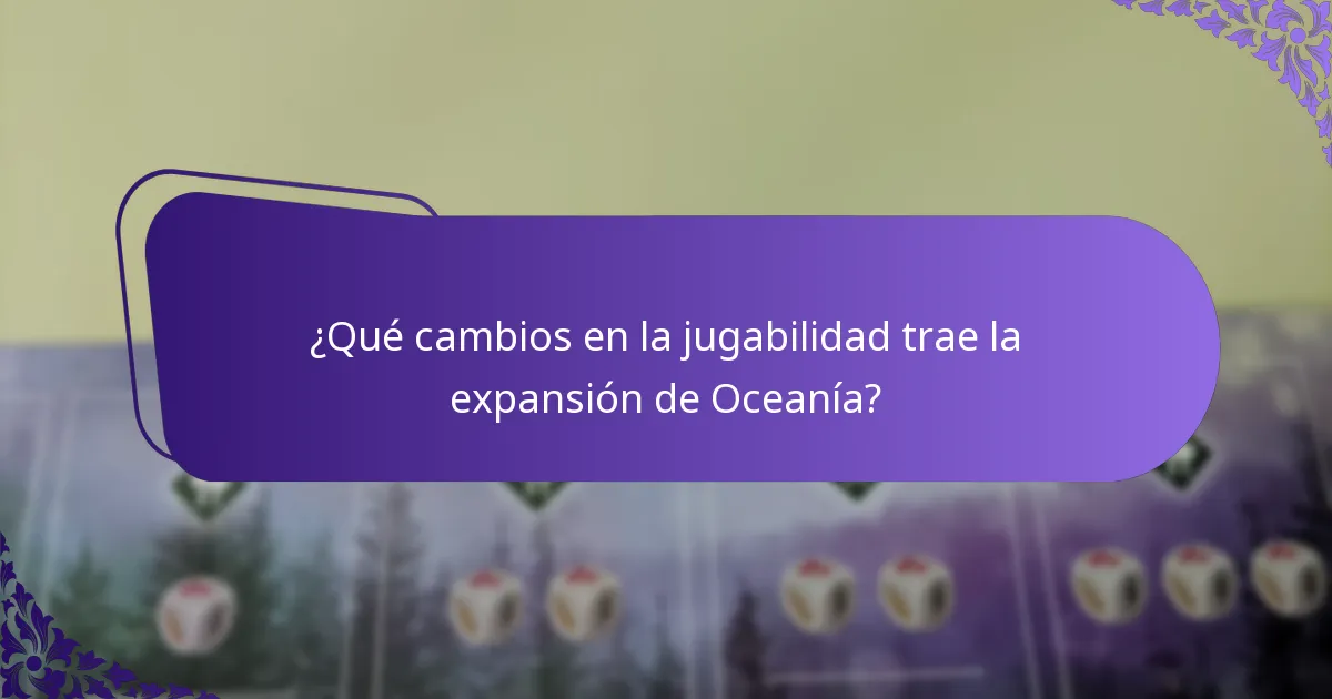 ¿Cómo se compara la expansión de Oceanía con expansiones anteriores?